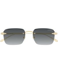 Montblanc - Eyewear Square Frame Sunglasses - Lyst