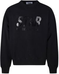 Golden Goose - Logo Printed Crewneck Sweatshirt - Lyst