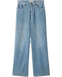 Miu Miu - Chambray Pants - Lyst