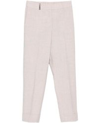 Peserico - Belt-Loops Trousers - Lyst