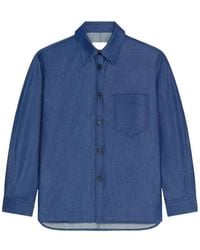Givenchy - Couture Seam Overshirt Denim With Stamp - Lyst