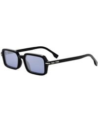 Fendi - Eyewear Selleria Rectangle Frame Sunglasses - Lyst