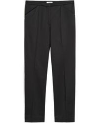 TOTEME - Totême Pressed Crease Cropped Trousers - Lyst