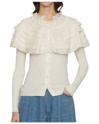 Sea - Wanda Lace-Trimmed Cardigan - Lyst
