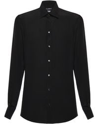 Dolce & Gabbana - Silk Crepe De Chine Shirt - Lyst