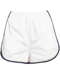 Prada - Elastic Waist Shorts - Lyst
