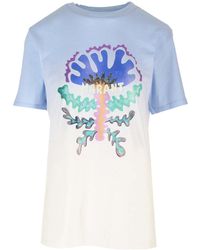 Isabel Marant - Isabel Marant Étoile Zewel Graphic Printed T-Shirt - Lyst