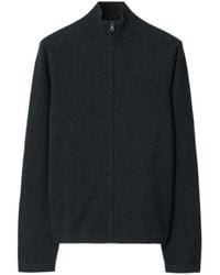 Burberry - Cashmere Stand-Neck Knitted Cardigan - Lyst