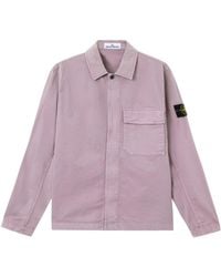 Stone Island - Compass Badge Overshirt - Lyst