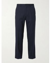 Gucci - Cotton Twill Pants With Embroidery - Lyst