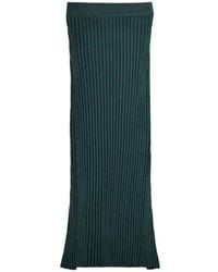 Tod's - Ribbed-Knit Midi Skirt - Lyst