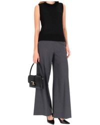 Herno - Metallic-Detail Cropped Knit Top - Lyst