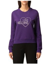 Moschino - Logo Round-Necked Sweater - Lyst
