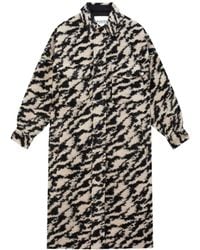 Isabel Marant - Isabel Marant Étoile Fontizi Patterned Buttoned Coat - Lyst