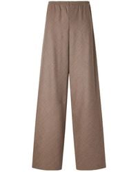 Maria McManus - Wool-Blend Wide-Leg Pants - Lyst