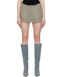 MISBHV - Trinity Denim Miniskirt - Lyst