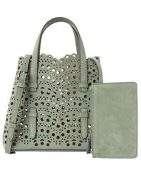 Alaïa - Alaïa Mina 20 Cut-Out Top Handle Bag - Lyst