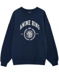 Anine Bing - Miles Collegiate Logo Sweatshirt - Lyst
