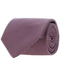 Brioni - Micro Motif Jacquard Tie - Lyst