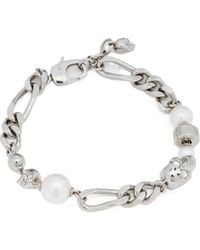 McQueen - Skull Embellished Bracelet - Lyst