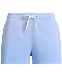 Ralph Lauren - Polo Logo Embroidered Drawstring Shorts - Lyst