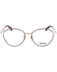 Max Mara - Full-Frame Non-Prescription Glasses - Lyst