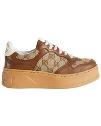 Gucci - Gg Canvas Low-Top Trainers - Lyst