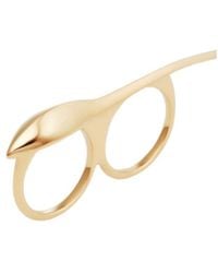 Givenchy - Maple Seed Double Fingers Ring - Lyst
