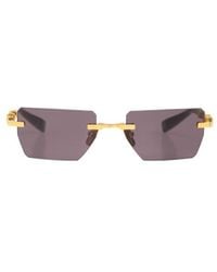 Balmain - Eyewear Pierre Rectangular Frame Sunglasses - Lyst