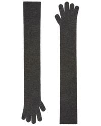 Max Mara - Long Knit Gloves - Lyst