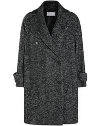 Antonelli - Herringbone Double-Breasted Coat - Lyst