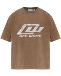 Off-White c/o Virgil Abloh - Owr Skate Fade Graphic T-Shirt - Lyst