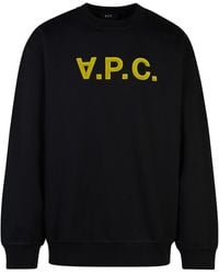 A.P.C. - Cotton Sweatshirt - Lyst