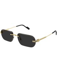 Cartier - Frameless Sunglasses - Lyst