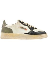Autry - Round Toe Low-Top Sneakers - Lyst
