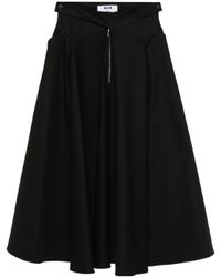 MSGM - A-Line Maxi Skirt - Lyst