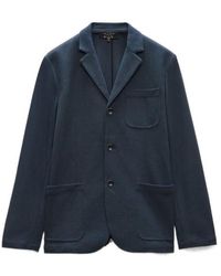 Rag & Bone - Achilles Italian Cotton-Blend Knit Blazer - Lyst