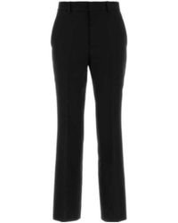 Gucci - Logo Embroidered Tailored Trousers - Lyst