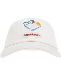 CASABLANCA - Logo-Embroidered Baseball Cap - Lyst