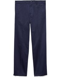 Prada - Tapered Chino Pants - Lyst