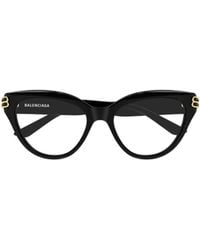 Balenciaga - Eyewear Cat Eye Frame Glasses - Lyst