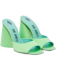 The Attico - Luz Satin High-Heeled Sandals - Lyst