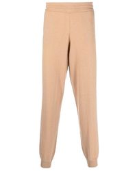 Sporty & Rich - Logo-Embroidered Elasticated Waistband Pants - Lyst