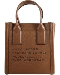Marc Jacobs - Logo-Embossed Grained Leather Tote Bag - Lyst