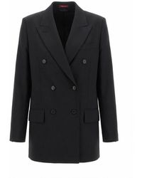 Gucci - Double-Breasted Wool Blazer - Lyst