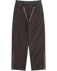 Dries Van Noten - Zip Detail Trousers - Lyst