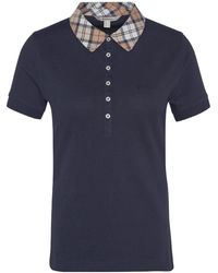 Barbour - Malvern Tartan Collar Polo Shirt - Lyst