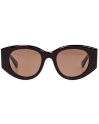 Chloé - Chloé Eyewear Oval-Frame Sunglasses - Lyst