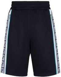Fendi - Logo Detailed Bermuda Shorts - Lyst