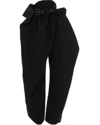 JW Anderson - Jw Anderson High Waist Fold Over Trousers - Lyst